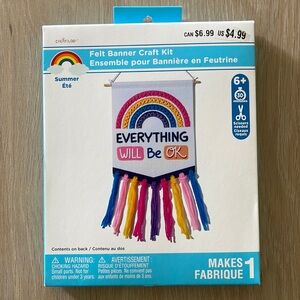 Bundle of Eight Rainbow Felt Banner Craft Kits